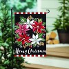 Evergreen Poinsettia Wreath Applique Garden Flag 12 x 18 Inches Indoor Outdoor Decor - 3 of 4