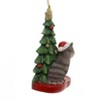 Kurt S. Adler 4.0 Inch Cat W/ Christmas Tree Feline Star Kitten Tree Ornaments - 2 of 3