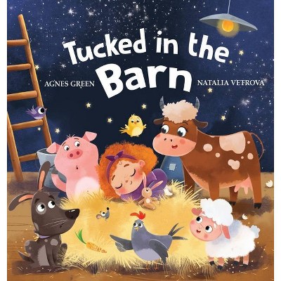 Tucked in the Barn - Large Print by  Agnes Green (Hardcover)