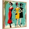 Amanti Art Fashion Trio 1 by Elan Studios Canvas Wall Art Print Framed - 2 of 4