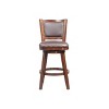 Boraam Broadmoor Swivel Bar Stool Cappuccino Finish - 3 of 4