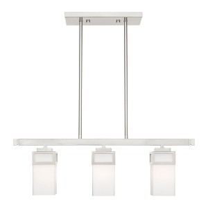 Livex Lighting Harding 3 - Light Chandelier in  Brushed Nickel - 1 of 4