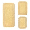 Radiant Bathroom Rugs Set, Washable Rug, Extra Soft and Absorbent bath Rug, Kitchen Mat, Bath Mat Set, Bath Floor Mat Non-Slip, 3 Pcs Set, Yellow - 2 of 4