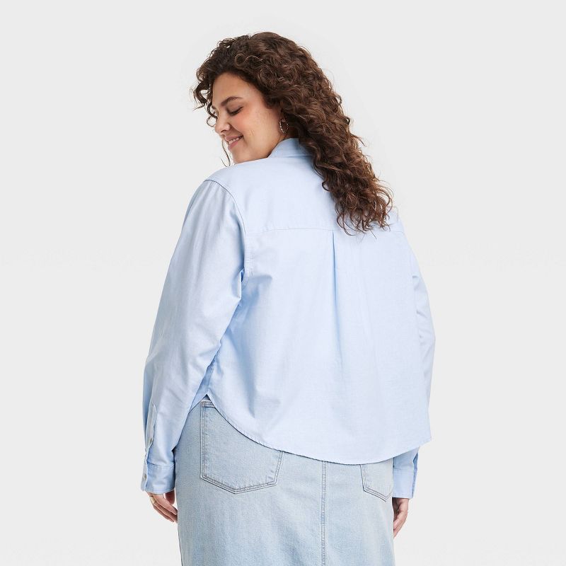 Women's Long Sleeve Collared Button-Down Shirt - Universal Thread™, 3 of 11