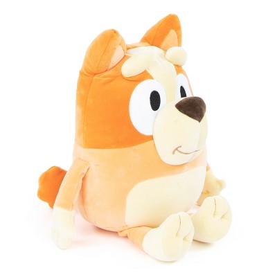 Bluey Bingo Plush Pillow Buddy in Orange and Beige Microfiber
