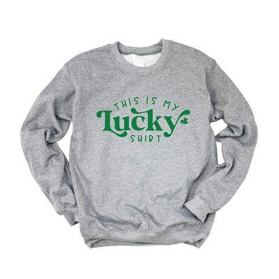 Simply Sage Market Women's Graphic Sweatshirt This Is My Lucky Shirt