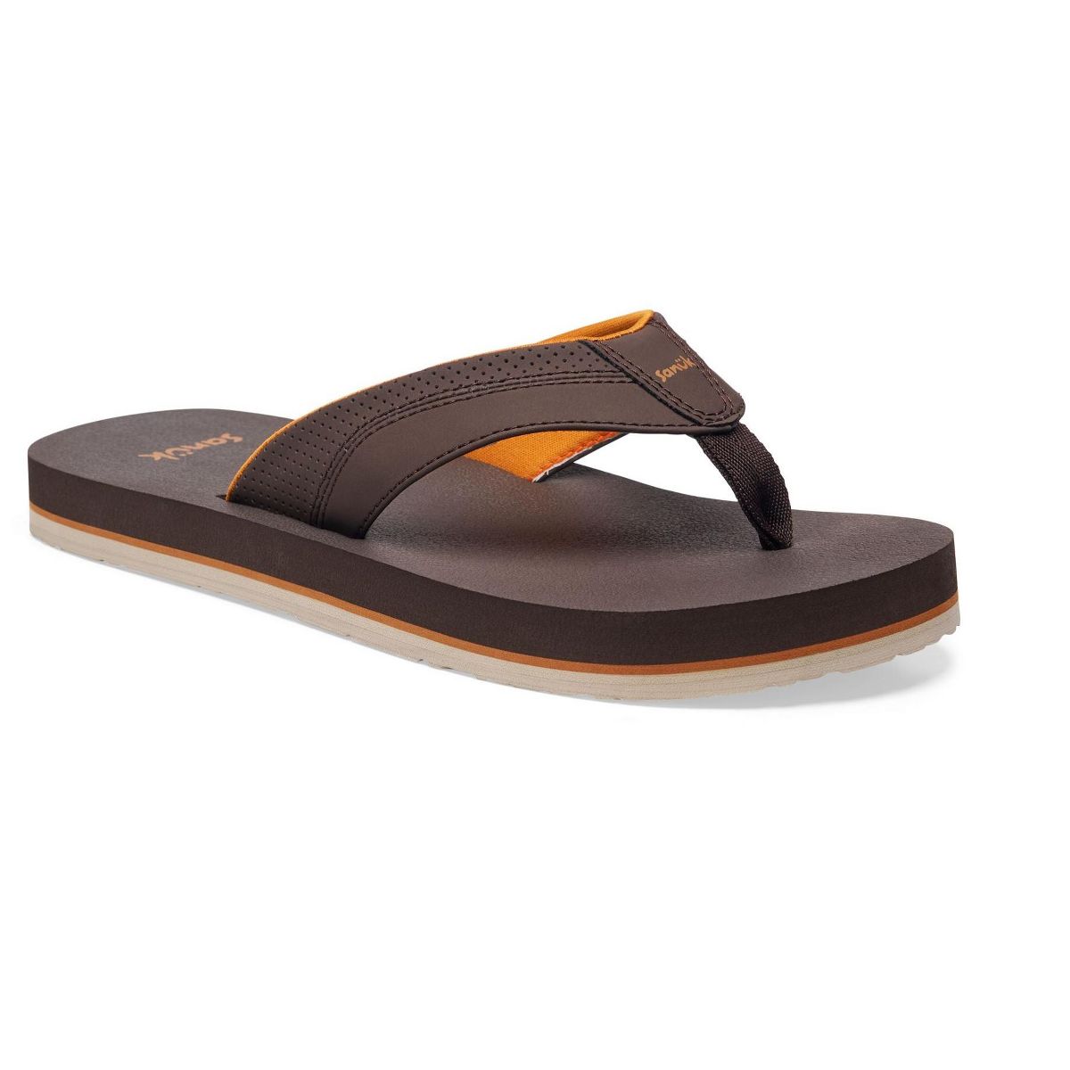 Sanuk Men's Beer Cozy IV Memory Foam Flip Flop Sandals - thumbnail 5