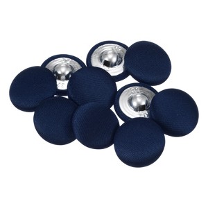 Unique Bargains Round Fabric Cloth Covered Sewing Buttons for Suits Dress 10 Pcs - 1 of 4