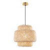 Klara 16.5" Pendant - PND4128 - Natural - Safavieh - 2 of 4