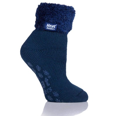 Heat Holders - Womens Thick Warm Thermal Non Skid Lounge Bed Socks