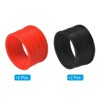 Unique Bargains Silicone Non-Slip Wear-Resistant Badminton Tennis Racket Handle Grip Rings 4 Pcs - 3 of 4