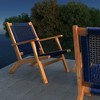 Chic Crate Acacia Wood Outdoor Patio Sofa - 2 of 4