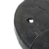 Olivia & May Teak Wood Accent Table: No Assembly, Indoor Use, Round Shape, 21.5" Height - 3 of 4