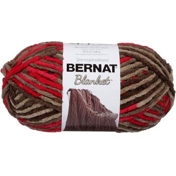 Bernat Blanket Ombre Yarn - Burgundy
