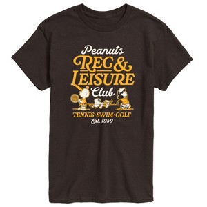 Men's - Peanuts - Rec And Leisure Club Short Sleeve Graphic T-Shirt - 1 of 4