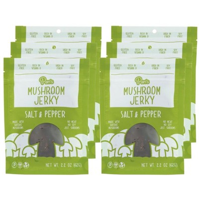 Pan's Salt & Pepper Mushroom Jerky - Case Of 6/2.2 Oz : Target