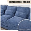 MOONMISS 106" U Shape 4 Seat Chenille U-Shaped Sleeper Sofa with Chaise Lounge, Ottoman & Pillows for Living Room - 2 of 4