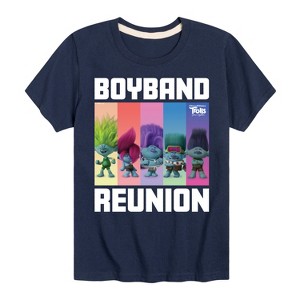 Boys' - Trolls - Boyband Reunion Branch and Brothers Short Sleeve Graphic T-Shirt - 1 of 4