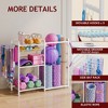 MOEPISY Garage Sports Equipment Organizer, Ball Storage for Gear and Toys, Large Capacity - 2 of 4