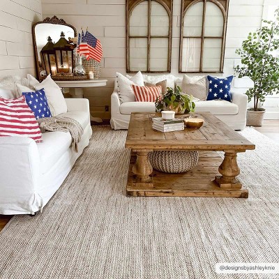 Gowan Beige and Cream Flat Woven Polyester Area Rug 7'9" x 10'