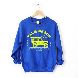 Simply Sage Market Women's Graphic Sweatshirt Palm Beach Truck - 1 of 3