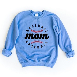 Simply Sage Market Women's Graphic Sweatshirt Baseball Mom Baseball - 1 of 4