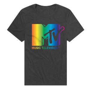 Men's MTV Rainbow Logo T-Shirt - 1 of 4
