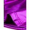 Allegra K Women's Metallic Crop Shiny Sleeveless Holographic Party Tank Tops - 4 of 4