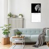 2026 Square Wall Calendar, Horse Portraits, 16-Month Black and White Photos Theme with 180 Reminder Stickers (12x12 In) - 2 of 4