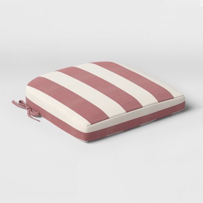 Cabana Stripe Outdoor Rounded Seat Cushion DuraSeason Fabric™ - Threshold™