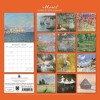 2026 Square Wall Calendar, Monet, 16-Month Arts & Antiques Theme with 180 Reminder Stickers (12x12 In) - 4 of 4
