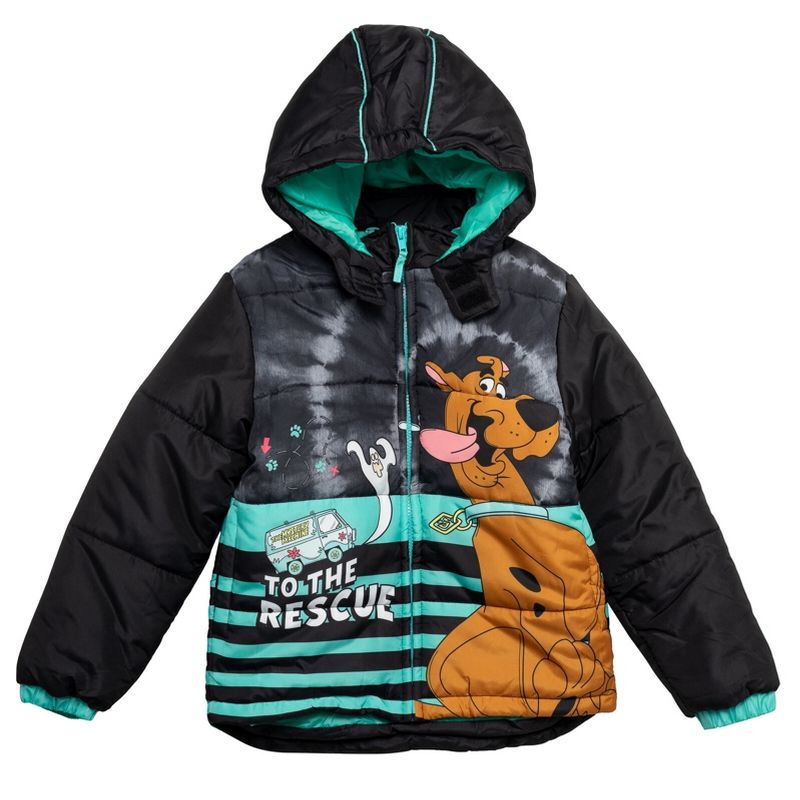 Scooby-Doo Scooby Doo Winter Coat Puffer Jacket Little Kid to Big Kid, 3 of 8
