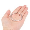 Unique Bargains Zinc Alloy Craft DIY Accessories Hardware Bag Belt O-Ring Buckles 10 Pcs - 3 of 3