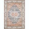 Traditional Vintage Area Rug Washable Non-Shedding Carpet with Non-Slip Backing for Bedroom, Living Room, Dining Room Office - 2 of 4