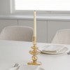 Glass Taper Candle Holder - Modern Decorative Candlestick for Home, Office, Bedroom & Living Room - Elegant Tall Contemporary Accent Decor - 2 of 4