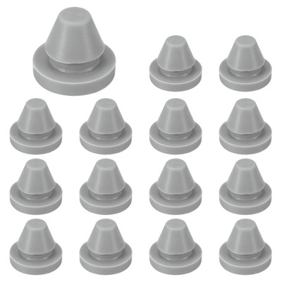Unique Bargains M Silicone Waterproof Durable Multipurpose Mechanical Fasteners Gray