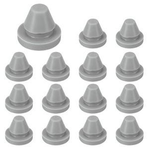 Unique Bargains M Silicone Waterproof Durable Multipurpose Mechanical Fasteners Gray - 1 of 4