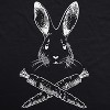 Jolly Roger Holiday T Shirt Funny Bunny Skull Crossbones Egg Hunt Dad Flag Tee - Crazy Dog Men's T Shirt - 2 of 4