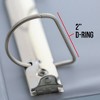 BAZIC Products® Slant D Ring View Binder with 2 Pockets, 2", White, Pack of 6 - 3 of 3