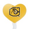 Cameron University Primary Logo Heart Love Cupcake Picks Toppers Decoration Set of 6 - 2 of 4