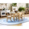 Kaplan Early Learning Sense of Place Indoor Highland Stripe Blue Carpet - 4' x 6' Oval - 2 of 4