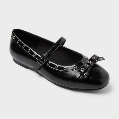 Women’s Grommet Mary Jane Flats with Memory Foam Insole – Wild Fable™