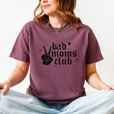 Simply Sage Market Bad Moms Club Skeleton Garment Dyed Tee