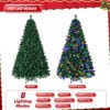 6ft Pre-Lit Artificial Christmas Tree with 350 Multi-Color LED Lights and 1000 Branch Tips - 4 of 4