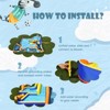 Infans Soccer-Themed Inflatable Water Slide Bouncer Splash Pool With 735W Blower - 2 of 4