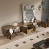 79'' Mid Century Modern TV Stand for 85 Inch TV, Textured Media Console with Storage for Living Room-3irtyhousy - 3 of 4