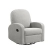 Relax-A-Lounger Martini Swivel Rocker Recliner Woven Light Gray - image 4 of 4