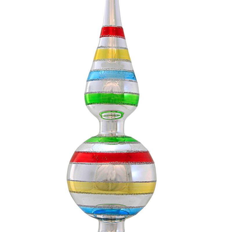 Kurt S. Adler 13.0 Inch Early Years Glass Tree Topper The Early Years Tree Toppers, 3 of 4