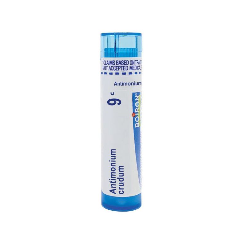 Boiron Antimonium Crudum 9C Homeopathic Single Medicine For Digestive  -  80 Pellet, 1 of 3