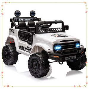 12V Kids Ride On Truck Car with Remote Control - Electric Ride On Toys for Toddlers - 1 of 4